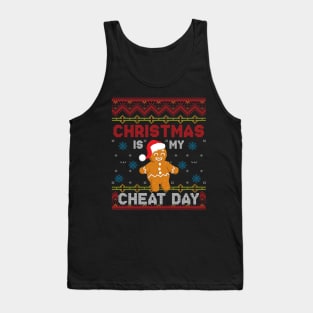 Christmas is my Cheat Day Gingerbread Man Tank Top